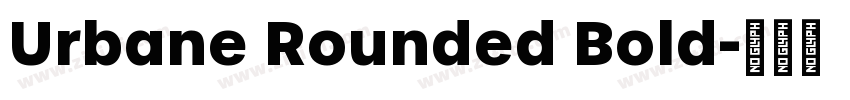 Urbane Rounded Bold字体转换